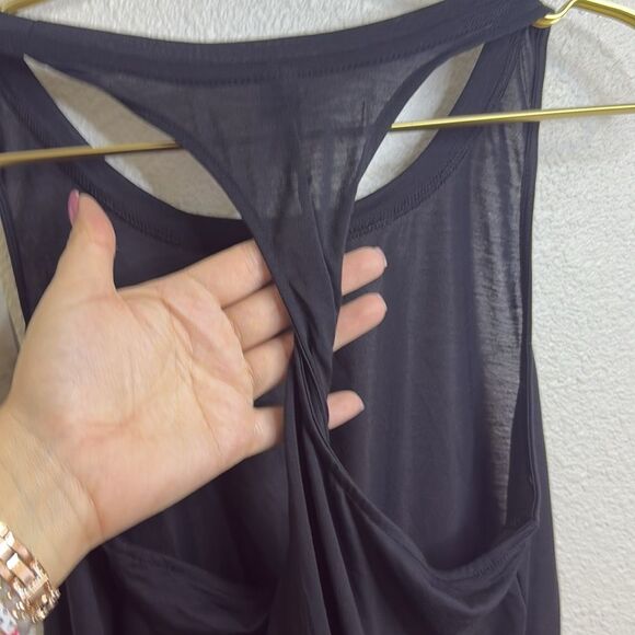 NWT- All in Motion- essential black tank with twist back – women’s size small - Picture 7 of 8